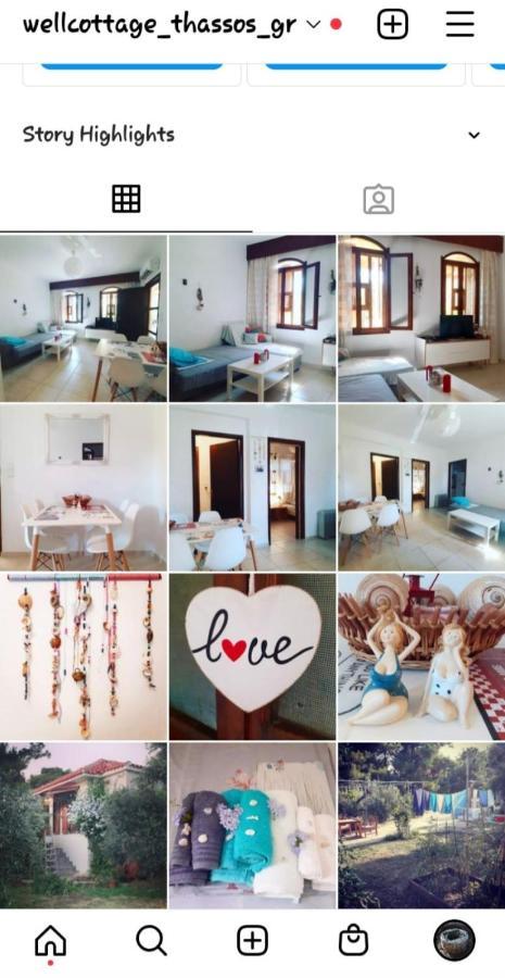 Το Σπίτι Με Το Πηγάδι - Wellcottage Thassos Skála Kallirákhis Dış mekan fotoğraf